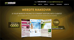 Desktop Screenshot of 899webdesign.com